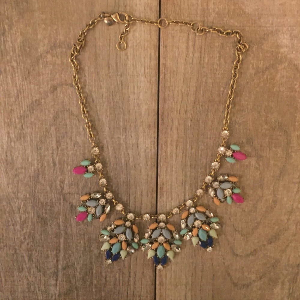 J. Crew Colorful Statement Necklace